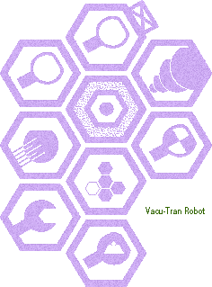 Click here for explanation of Vacu-Tran Robot Icons